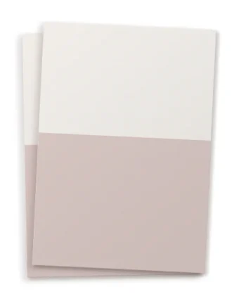 Blanco kaart sand & pale rose