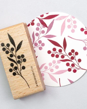 Perlenfischer Blad met besjes