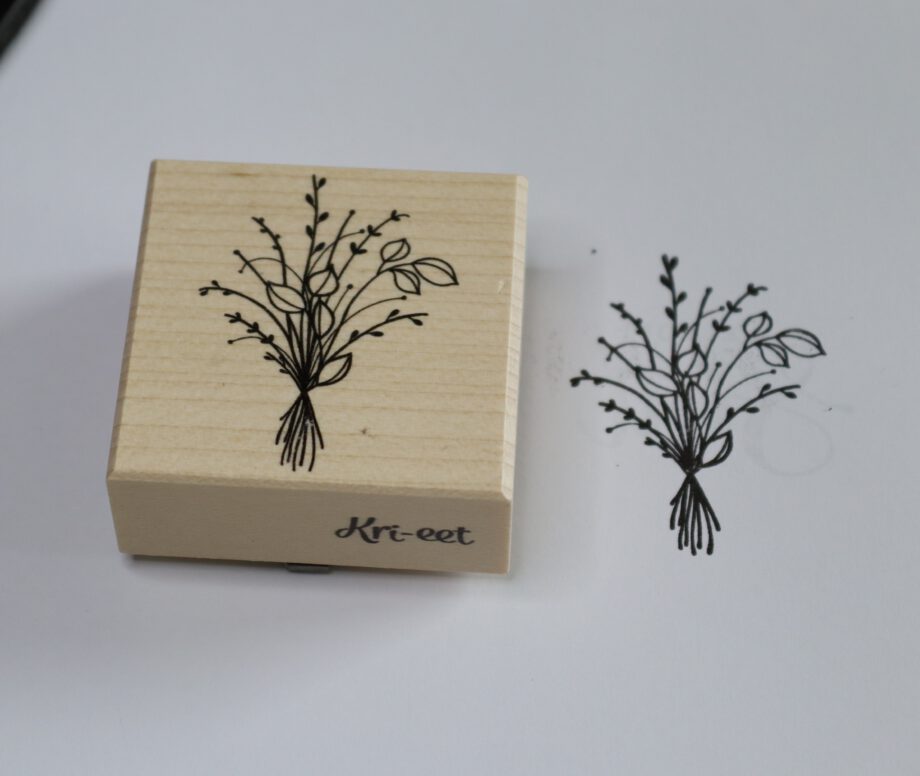 Kri-eet stempel Bloemenbosje