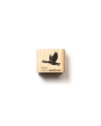 Cats on Appletrees Ministempel Vliegende gans Hetti