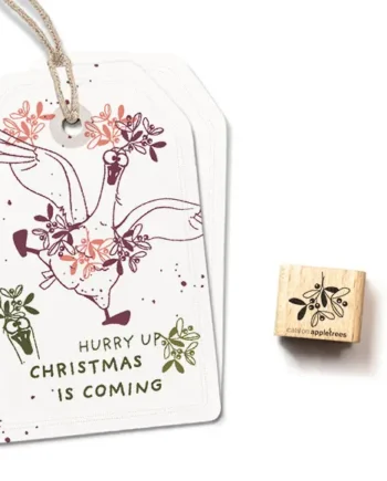 Cats on Appletrees Ministempel Mistletoe
