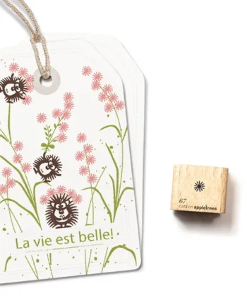 Cats on Appletrees Ministempel Bloem 67