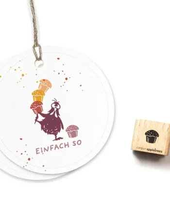 Cats on Appletrees Ministempel Muffin cupcake