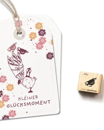 Cats on Appletrees Ministempel Vogel Alia