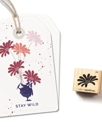 Cats on Appletrees Ministempel Bloem 68