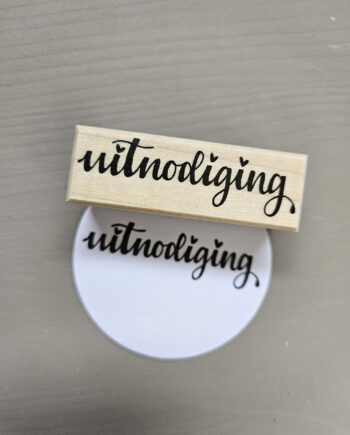 Kri-eet stempel Uitnodiging