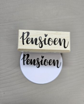 Kri-eet stempel Pensioen