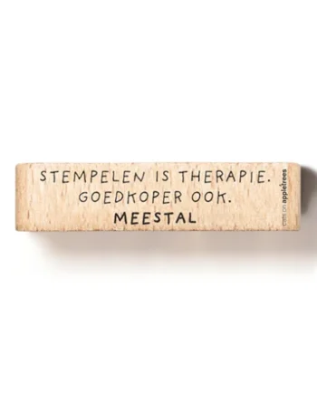 Cats on Appletrees stempelen is therapie....