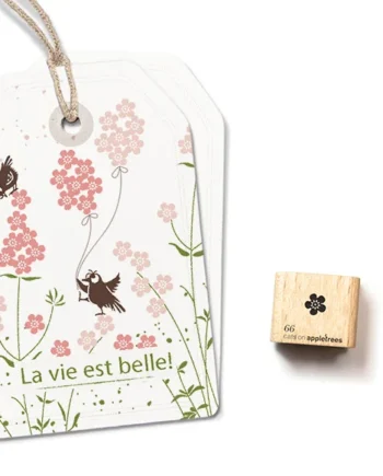Cats on Appletrees Ministempel Bloem 66