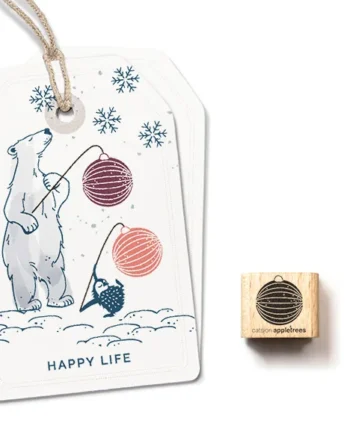 Cats on Appletrees Ministempel  Lampion 3