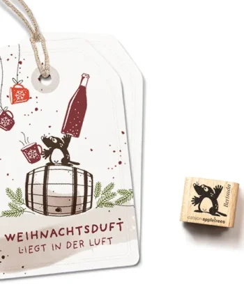 Cats on Appletrees Ministempel  Mol Bertrada