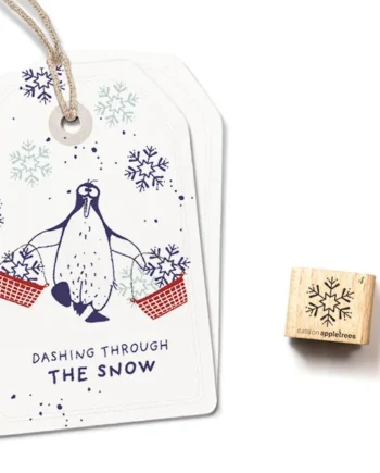 Cats on Appletrees Ministempel Sneeuwvlok 4