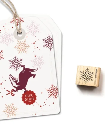 Cats on Appletrees Ministempel Sneeuwvlok 5